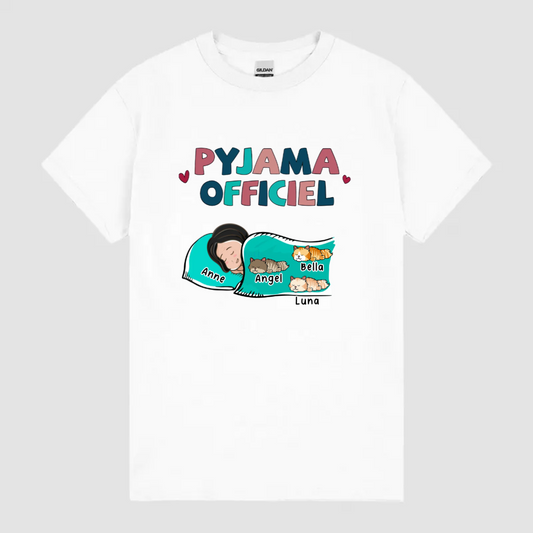 T-shirt Pyjama Officiel Personnalisé